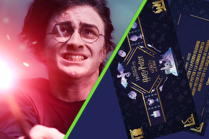 Cinemex celebra el reestreno de Harry Potter con boleto conmemorativo