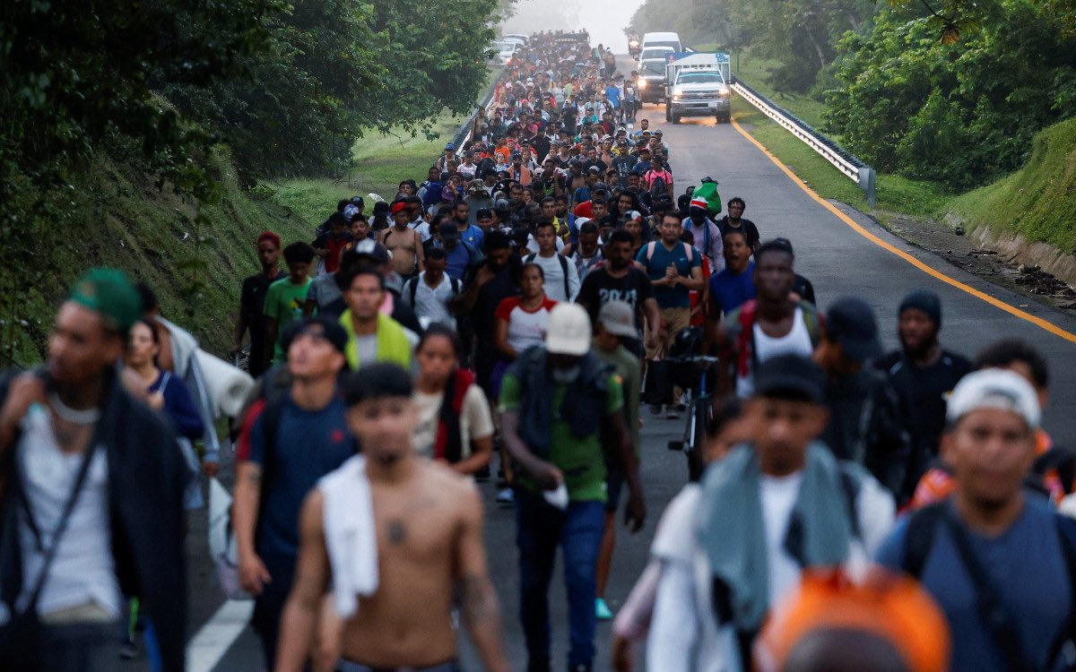Más de 1500 migrantes se dirigen a CMX para regularizar su situación