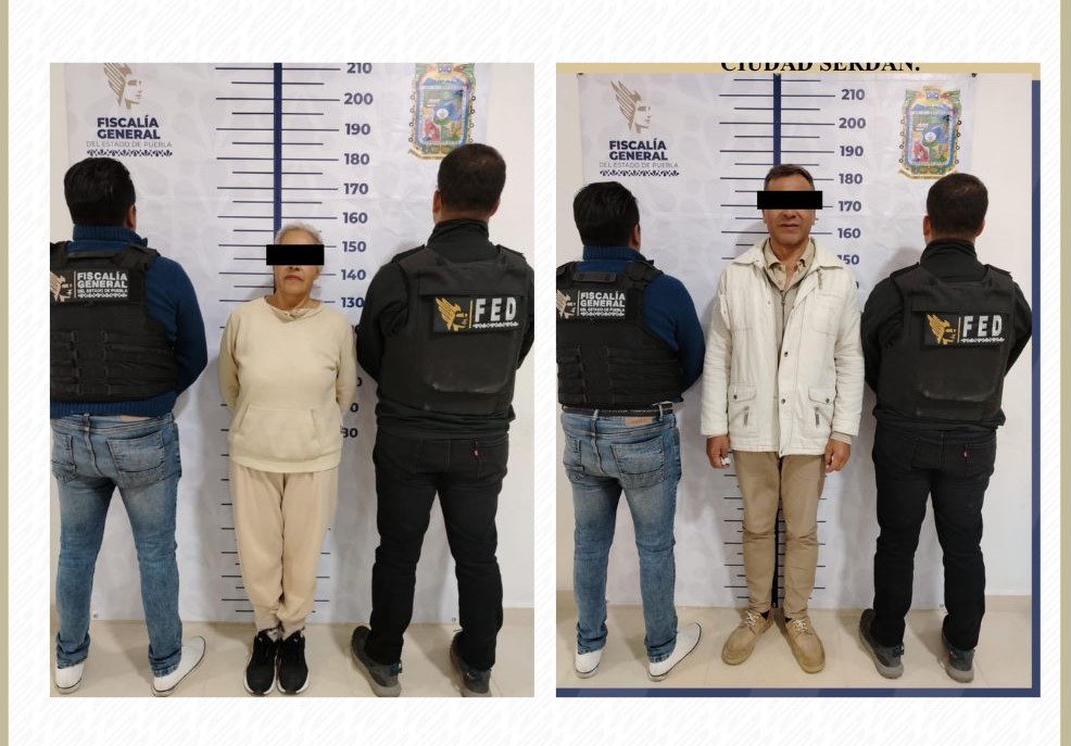 Abuelos detenidos por la desaparición de sus nietas en Puebla