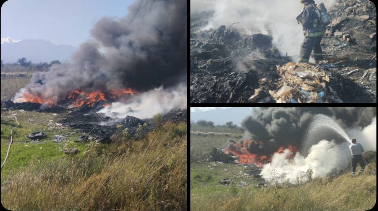 Se incendia basurero en la zona de Arenales, Coronado: PC atiende 