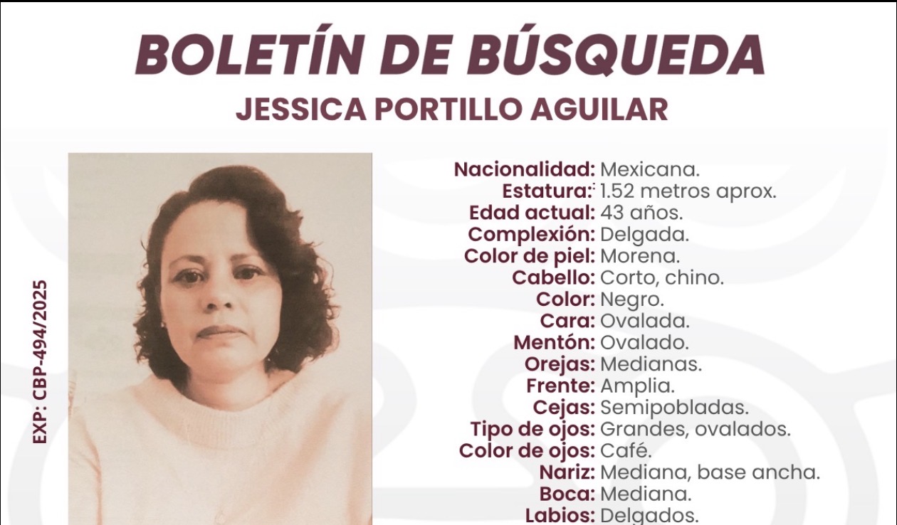 Localizan con vida a Jessica N., joven de Atlixco reportada como desaparecida 