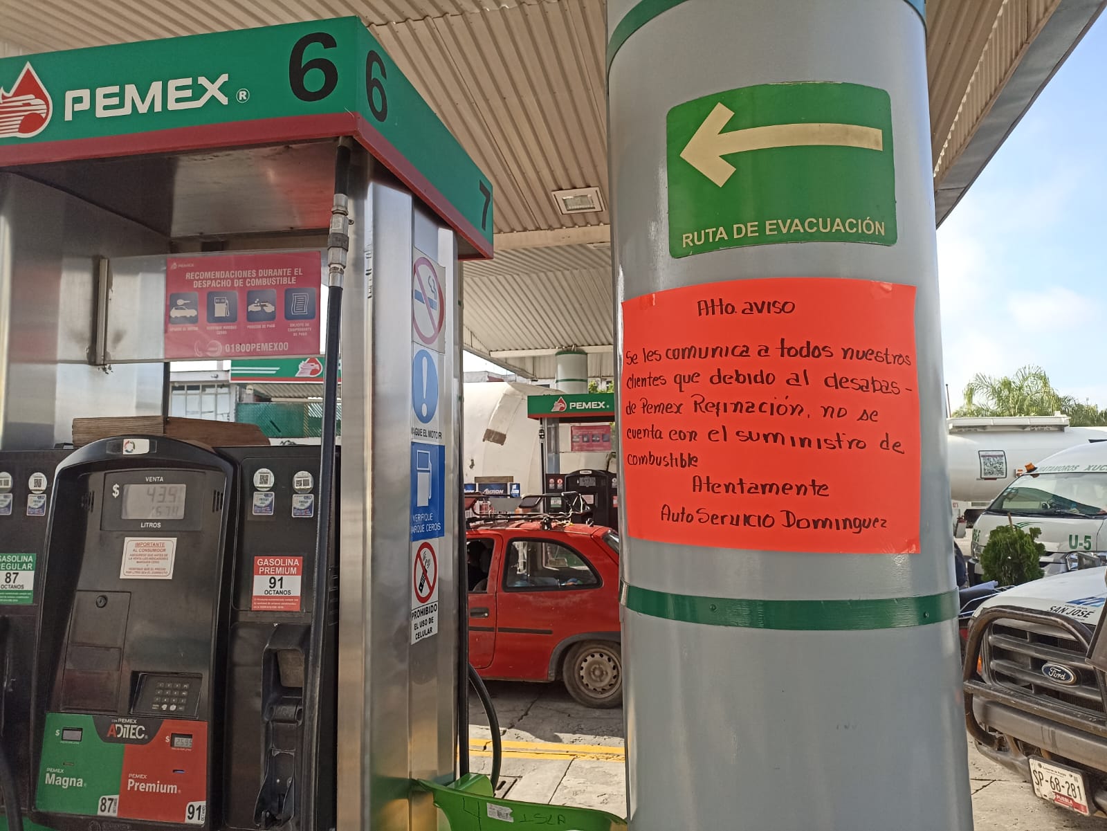 Se escasea la gasolina en Izúcar 