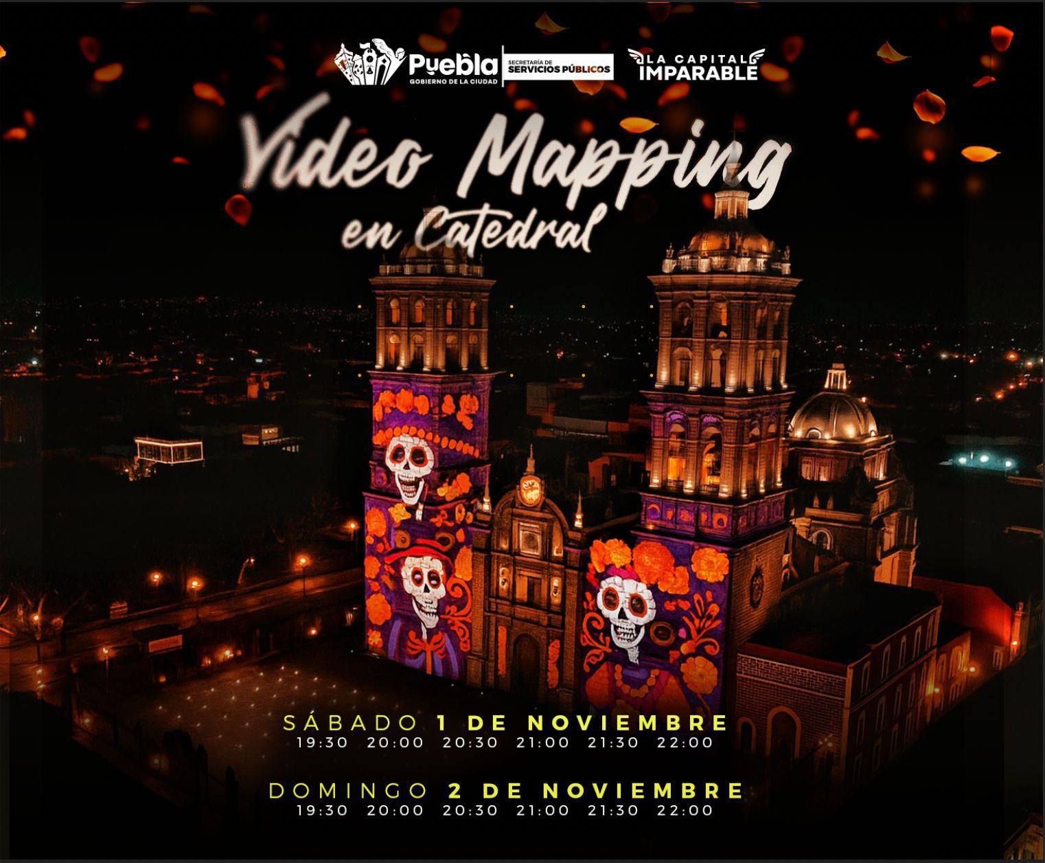 Proyectará Gobierno de la Ciudad videomapping conmemorativo al Día de Muertos