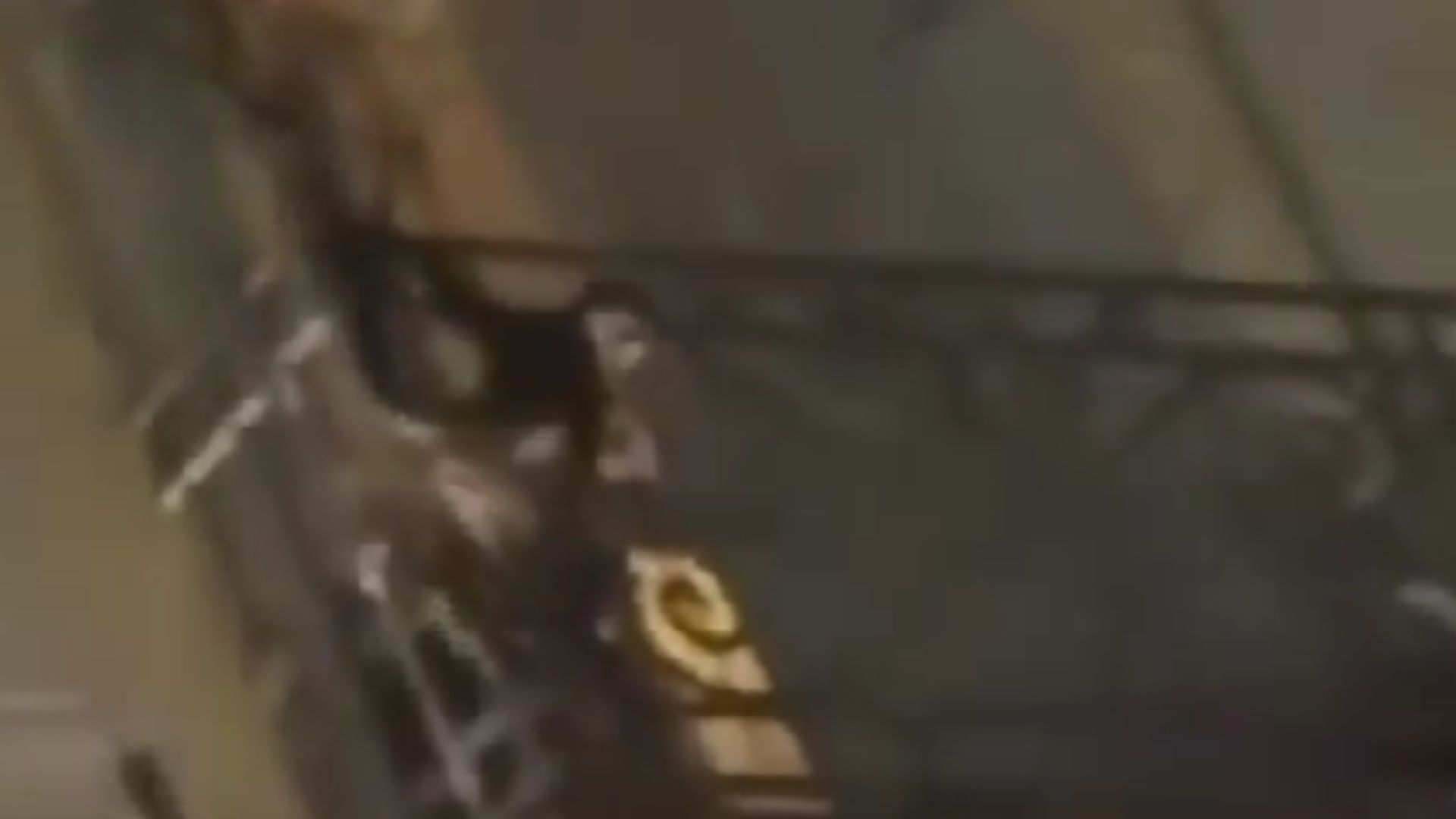 Se viralizan imágenes de mono araña en un edifico del Centro Histórico de Puebla