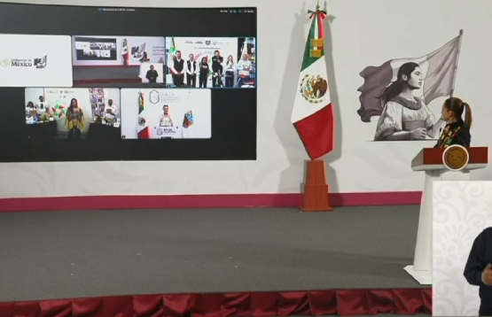 Presenta Armenta en la mañanera prototipo de bicicleta eléctrica y anuncia 500 km de ciclovías