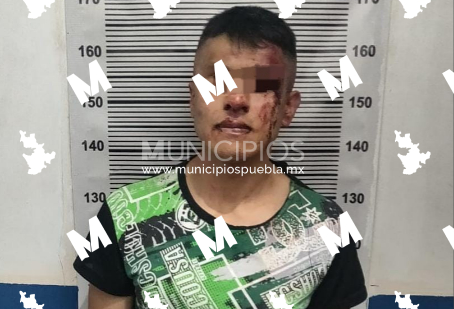 Aseguran a presunto ladrón en la zona de Tlalancaleca