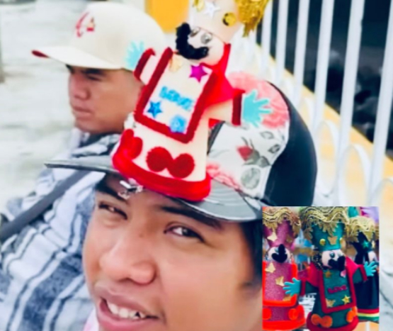 Los mini Chinelos de Coyula: la nueva joya artesanal que adorna las gorras en Atlixco