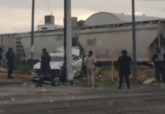 Tren impacta a patrulla de la Guardia Nacional en Tepeaca 