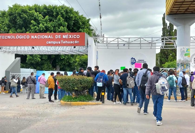 Se registra paro estudiantil en el Instituto Tecnológico de Tehuacán