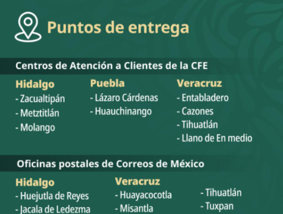 CFE entrega chips gratuitos con Internet y llamadas a damnificados por lluvias en Puebla