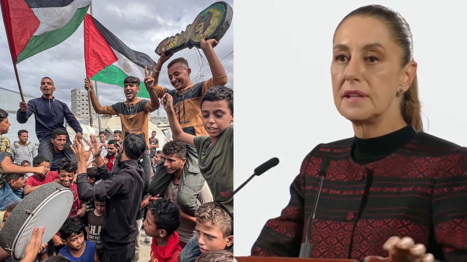 Sheinbaum se muestra algo escéptica, pero vocea su apoyo por plan de paz en Gaza 