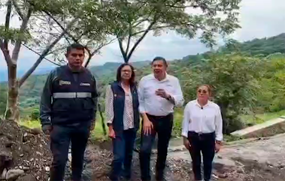 Leticia Ramírez Amaya y Armenta recorren Pantepec