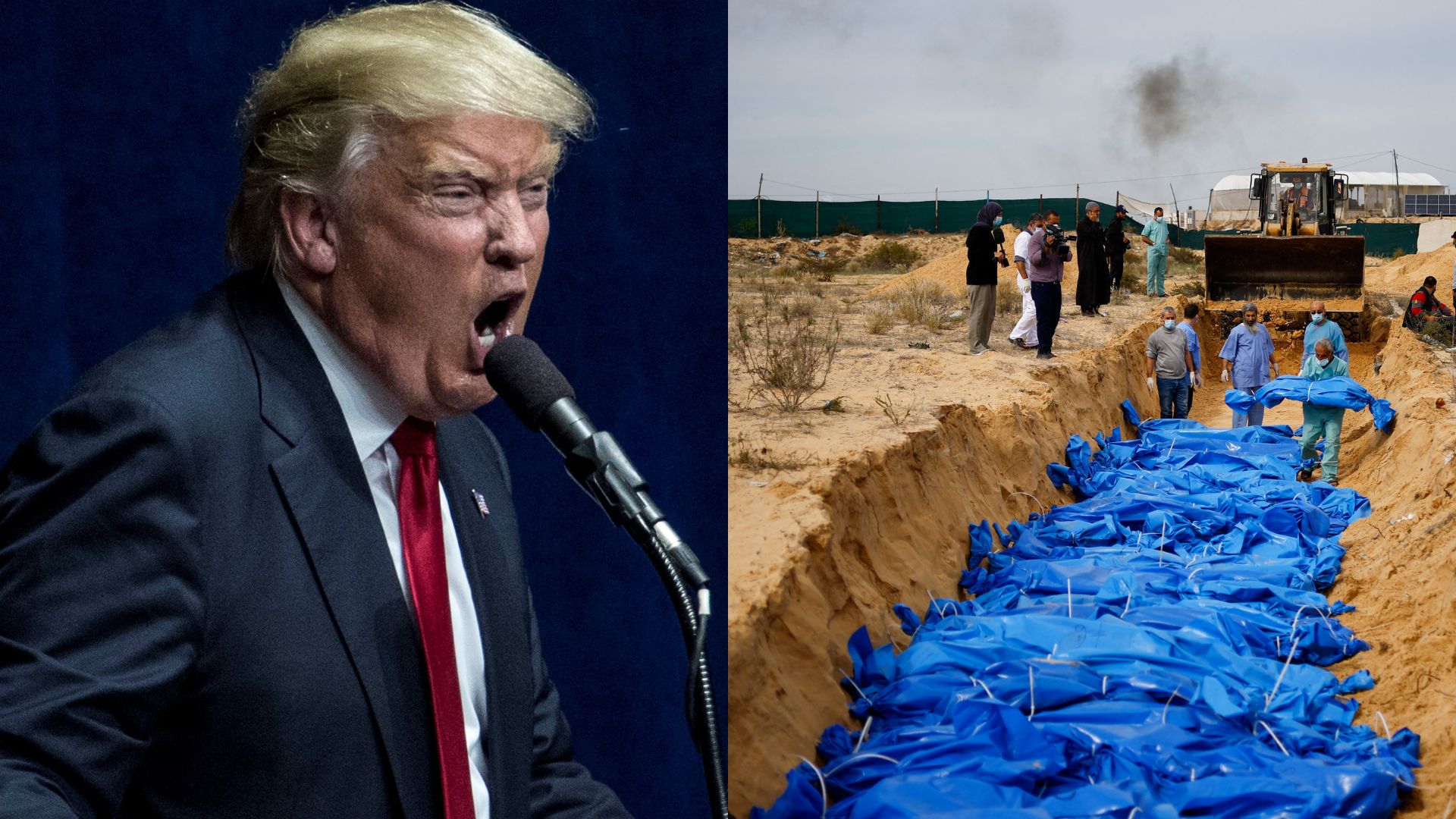 Trump amenaza con destruir Gaza si rebeldes palestinos no aceptan su plan de paz