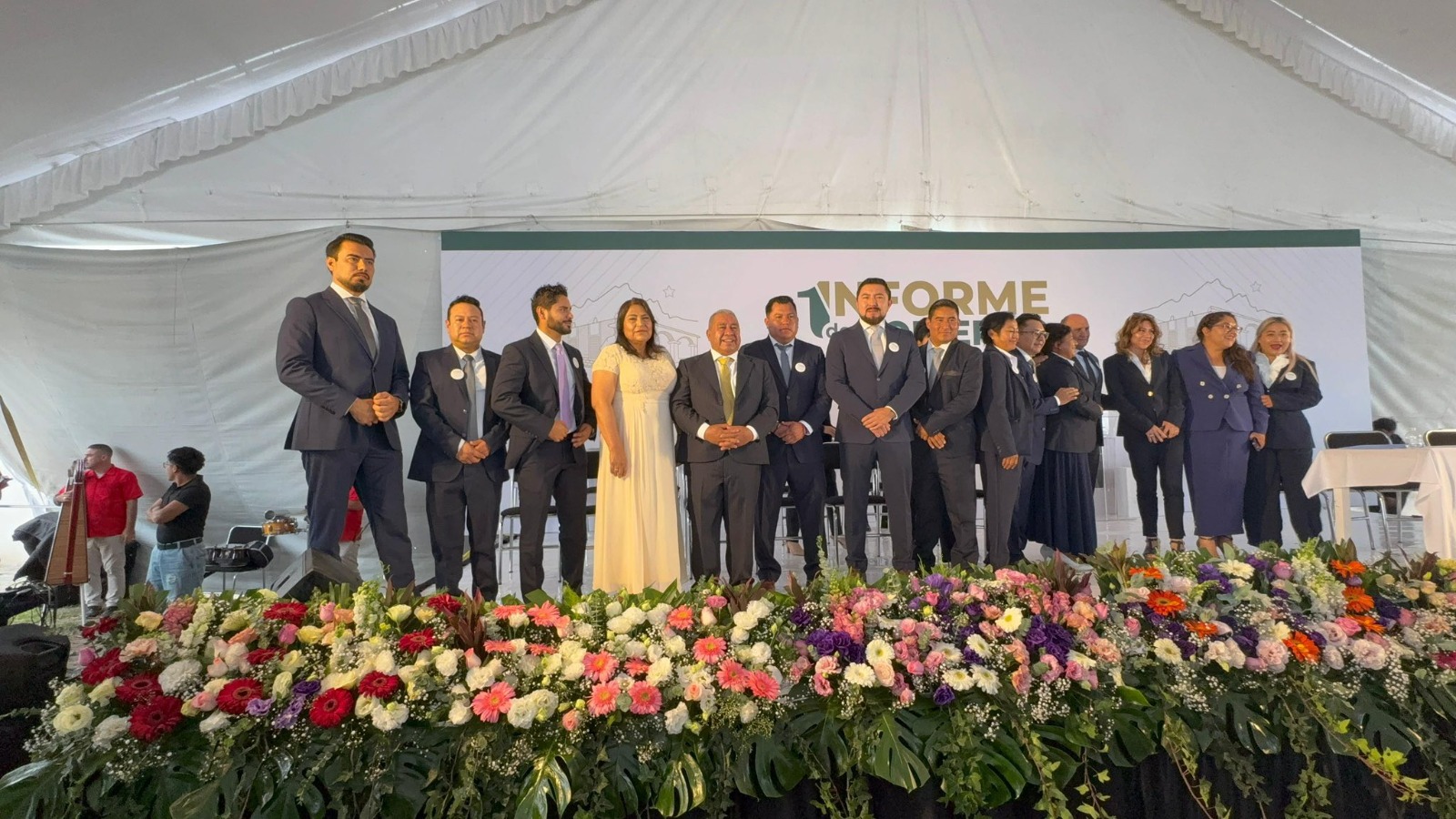 Seguridad y obra pública los ejes del Primer Informe de Gobierno de Severiano de la Rosa