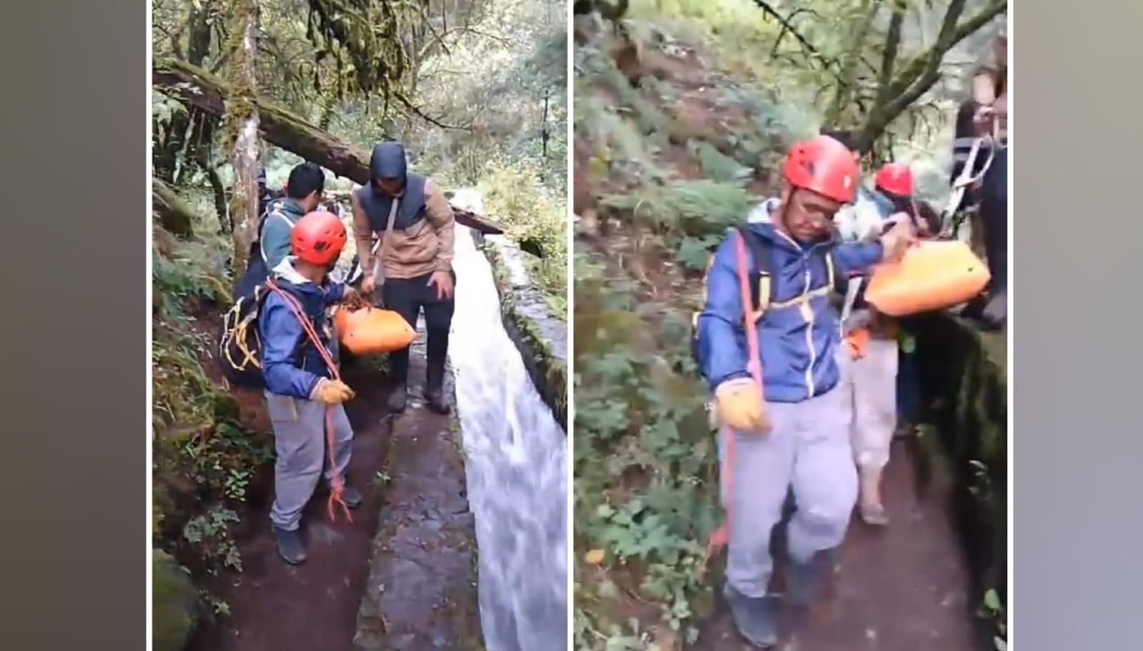 Joven de 15 años es rescatada tras caer en cascada del volcán Iztaccíhuatl
