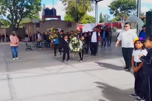 Le dan el último adiós a menor que falleció en accidente dentro de su escuela en Ixcaquixtla