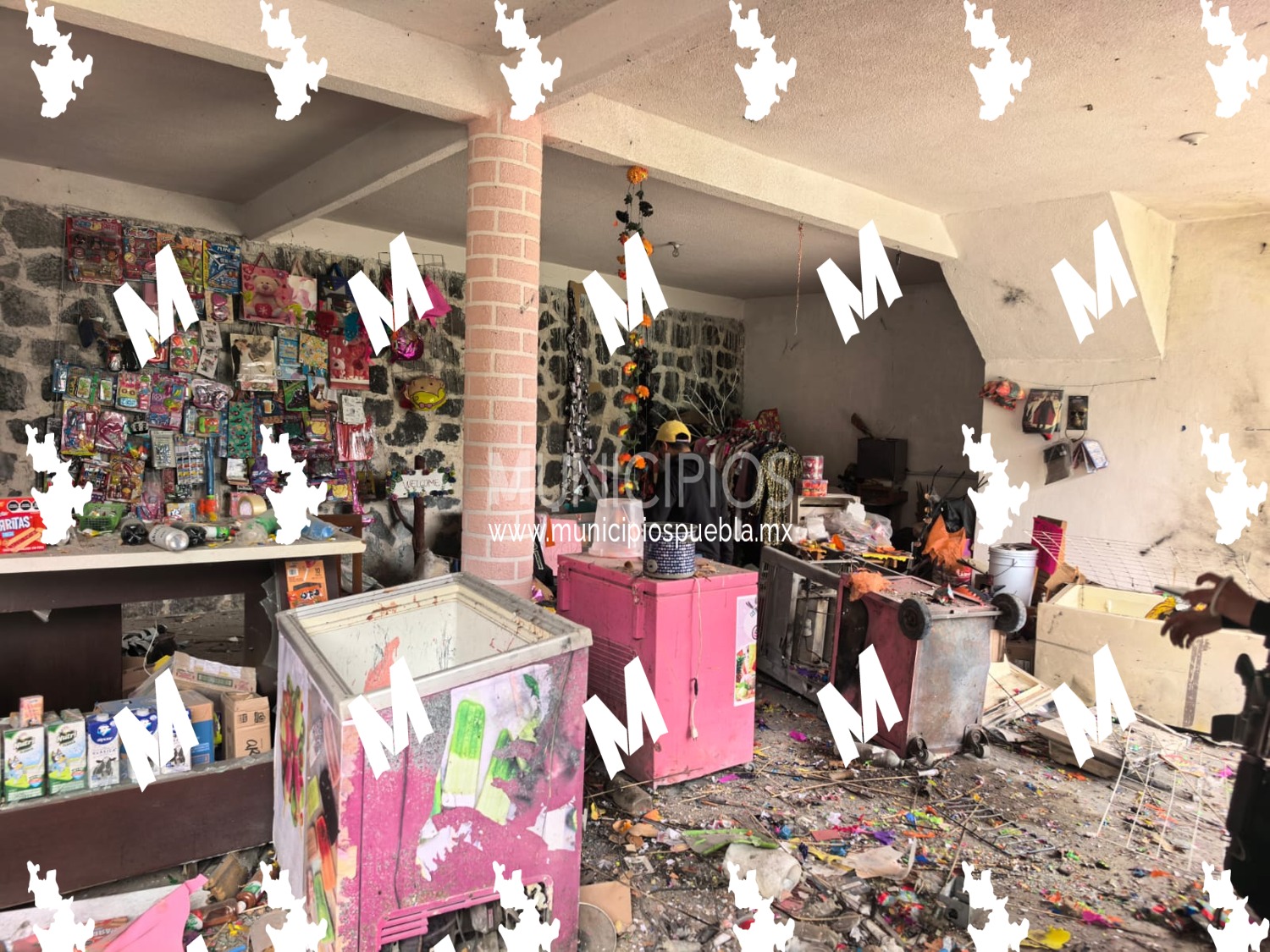 Un herido tras explosión de cohetes en Tlahuapan