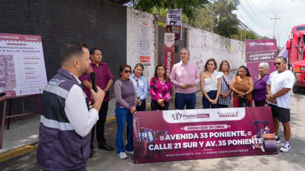 Arranca Pepe Chedraui rehabilitación vial en avenida 33 Poniente