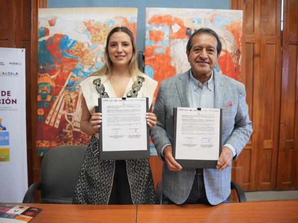 Puebla y Tlaxcala firman convenio de colaboración en materia turística