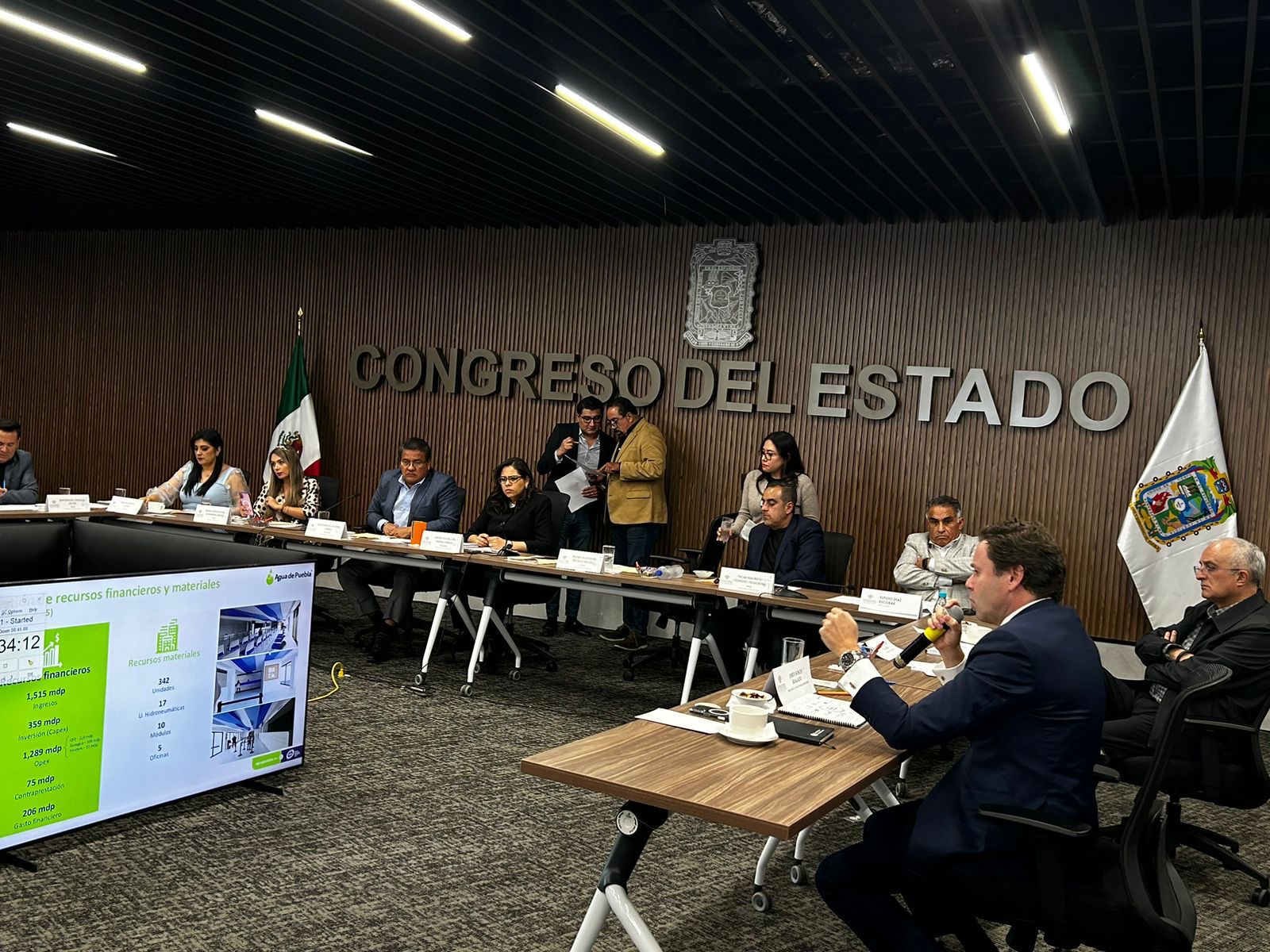 Comparece Agua de Puebla en Congreso Local: presenta avances 