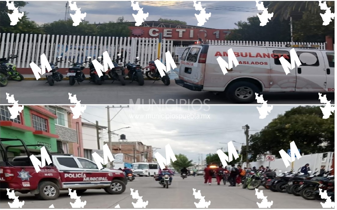 Alumnos menores de edad llevan armas a escuela de Texmelucan
