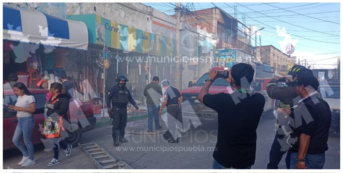 Explosión de cerería deja una persona lesiona en Texmelucan