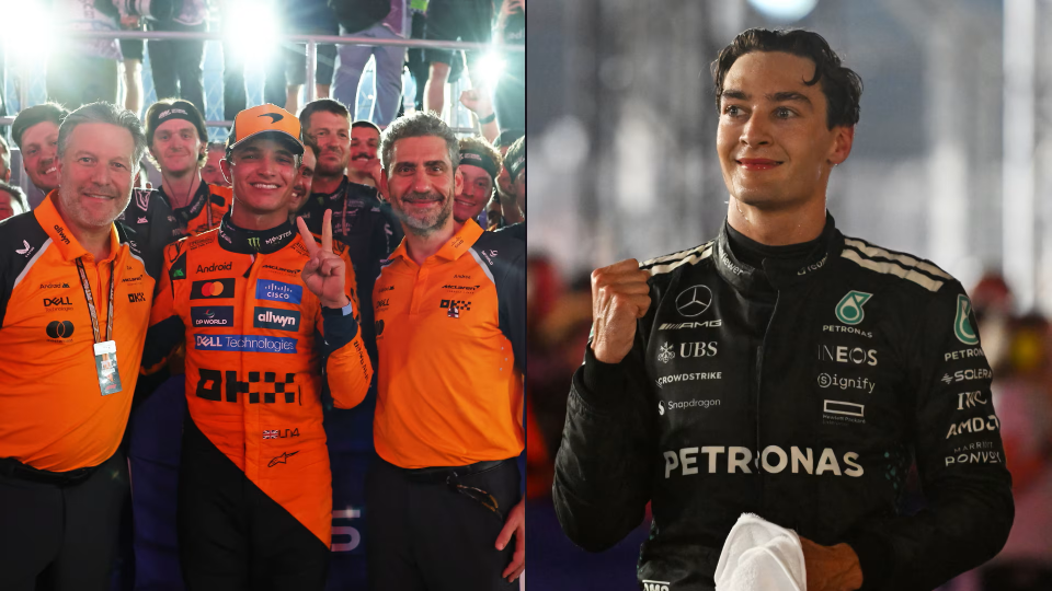 Russell arrasa en Singapur y McLaren se lleva el campeonato de equipos