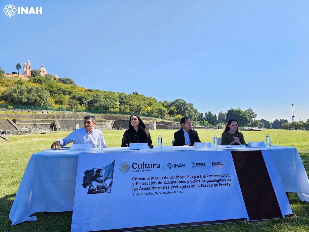INAH y Gobierno de Puebla firman convenio para la salvaguardia del patrimonio biocultural