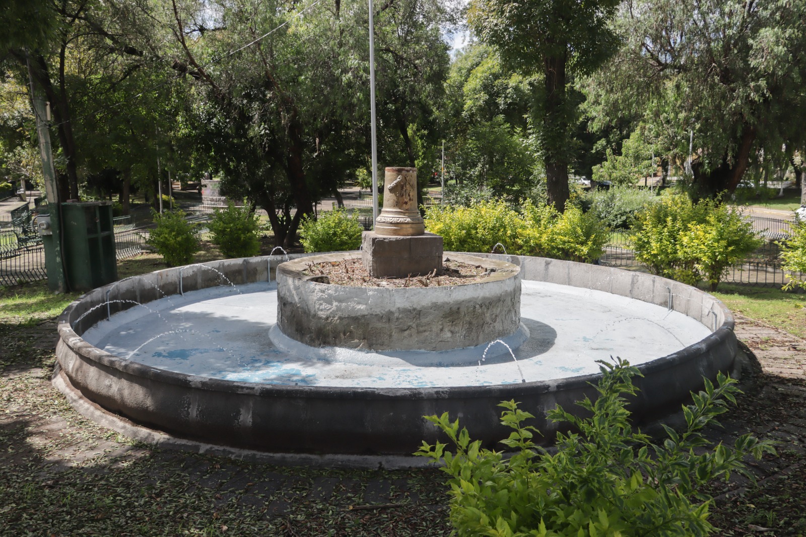 Desaparece estatua de Leda y el Cisne en Paseo de San Francisco en Puebla