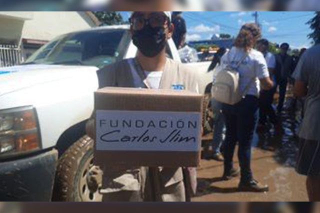 TELMEX y Fundación Slim entregan 30 toneladas de ayuda en Veracruz