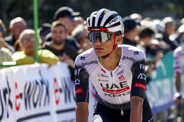 Isaac del Toro, clave en el triunfo de Pogacar en el Giro de Lombardía