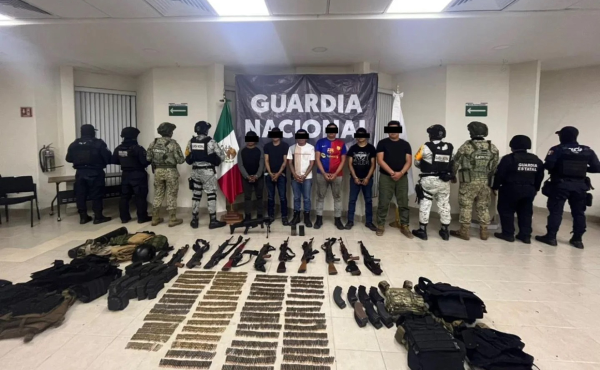 Fueron detenidos en Chiapas seis miembros del Cártel de Sinaloa
