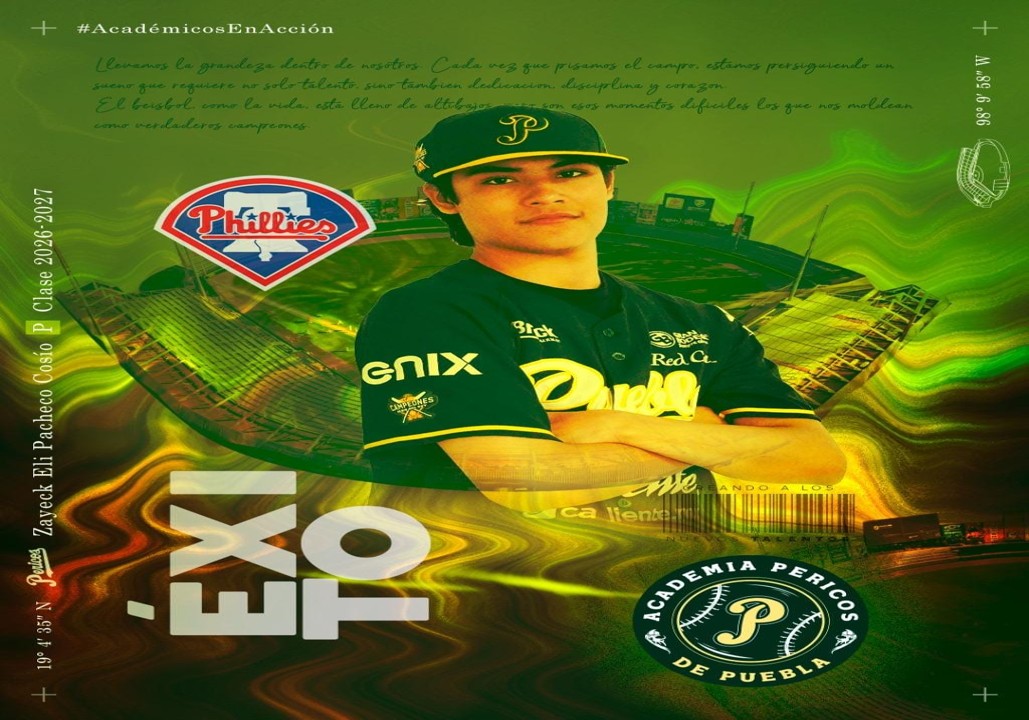 Académico de los Pericos de Puebla llega a la MLB