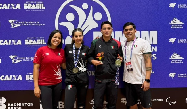 Para bádminton cosecha tres medallas en Pan Am Sao Paulo 2025, en Brasil