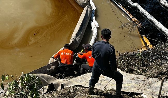 Activan Plan de Contingencias por derrame de hidrocarburos en Río Pantepec-Tuxpan
