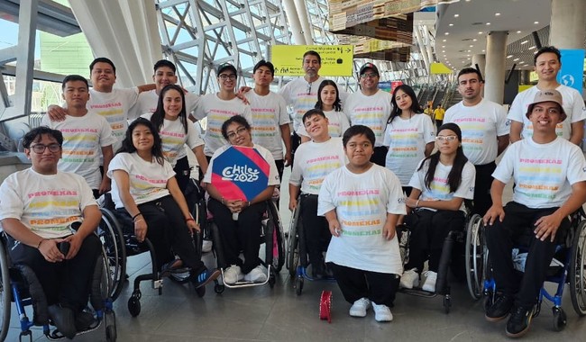 Arriban a Chile primeras selecciones de México a Juegos Parapanamericanos Juveniles