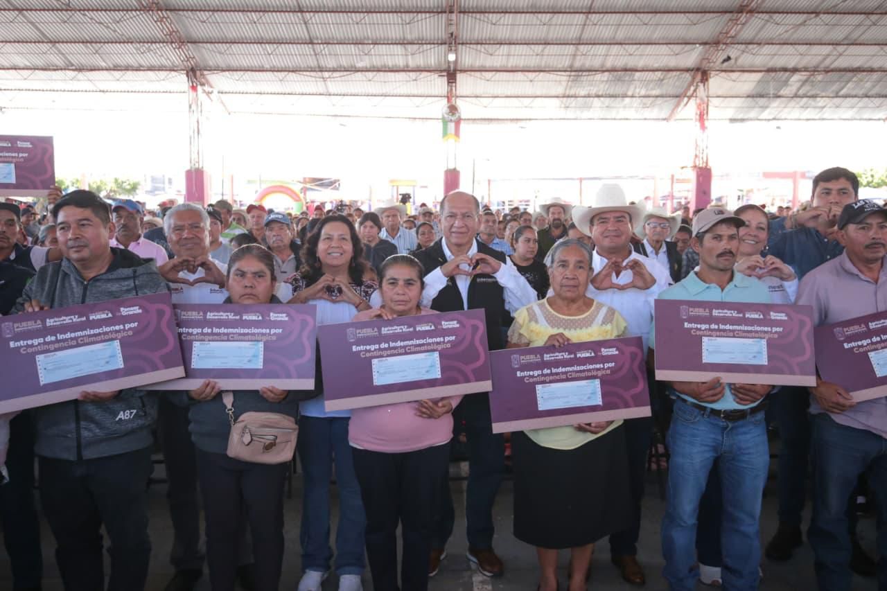 Respalda gobierno estatal al campo poblano con 5 mdp ante contingencias climáticas