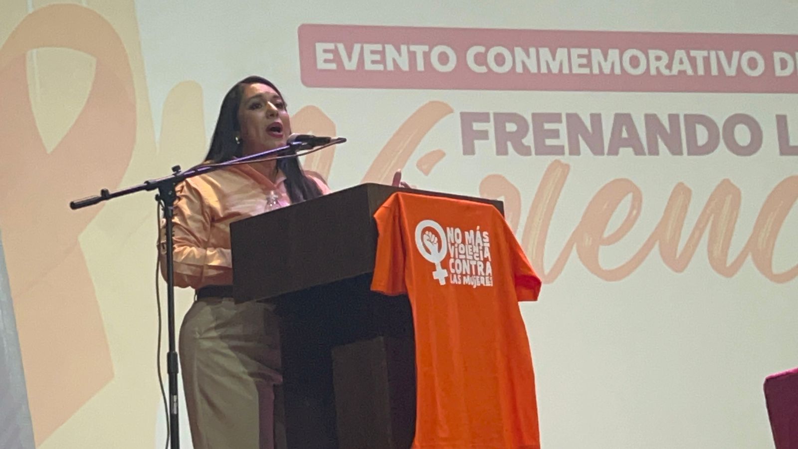 Confirma Tonantzin Fernández reducción de violencia contra la mujer en San Pedro Cholula