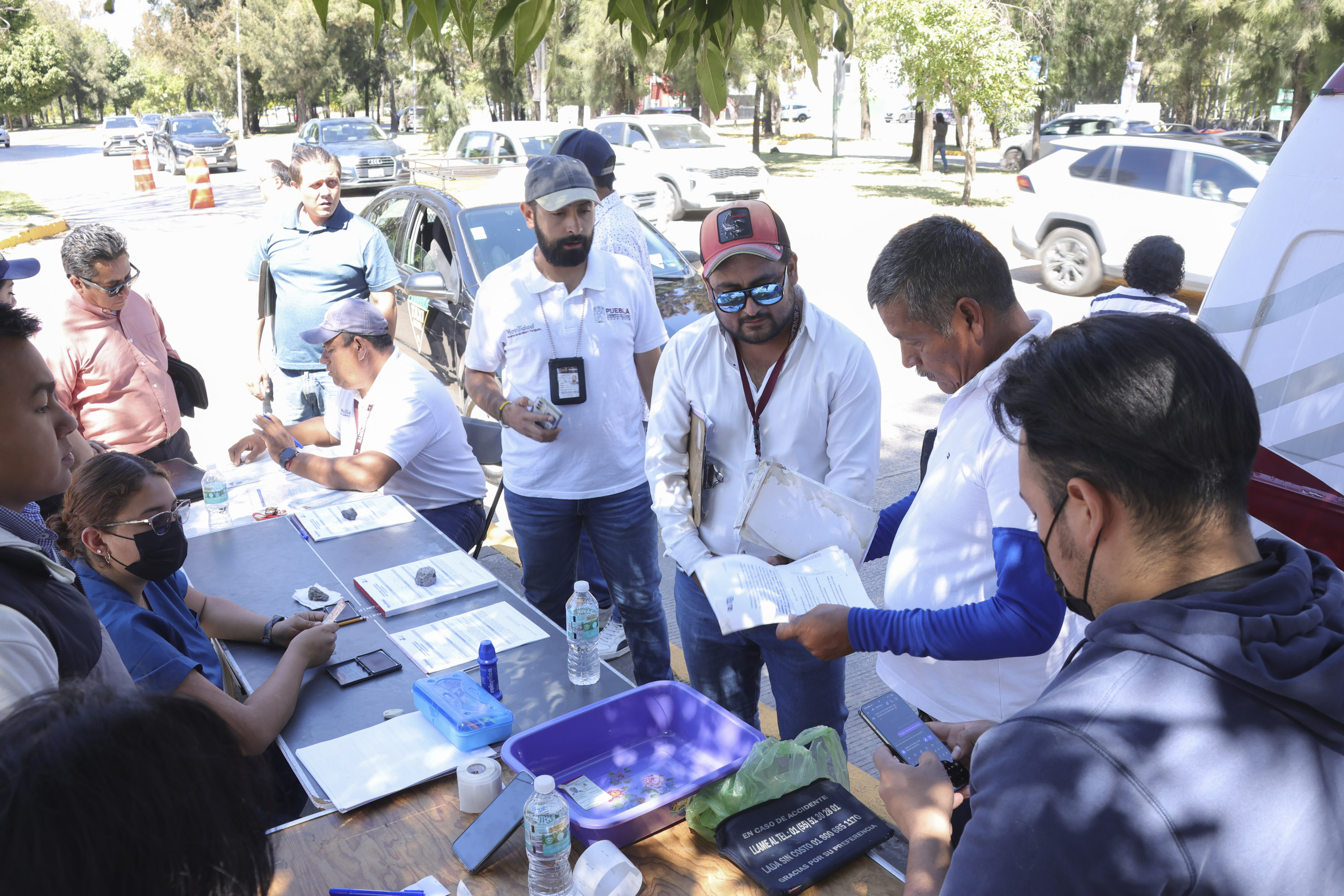 Realizan en Puebla Operativo Toxicológico a operadores del transporte público