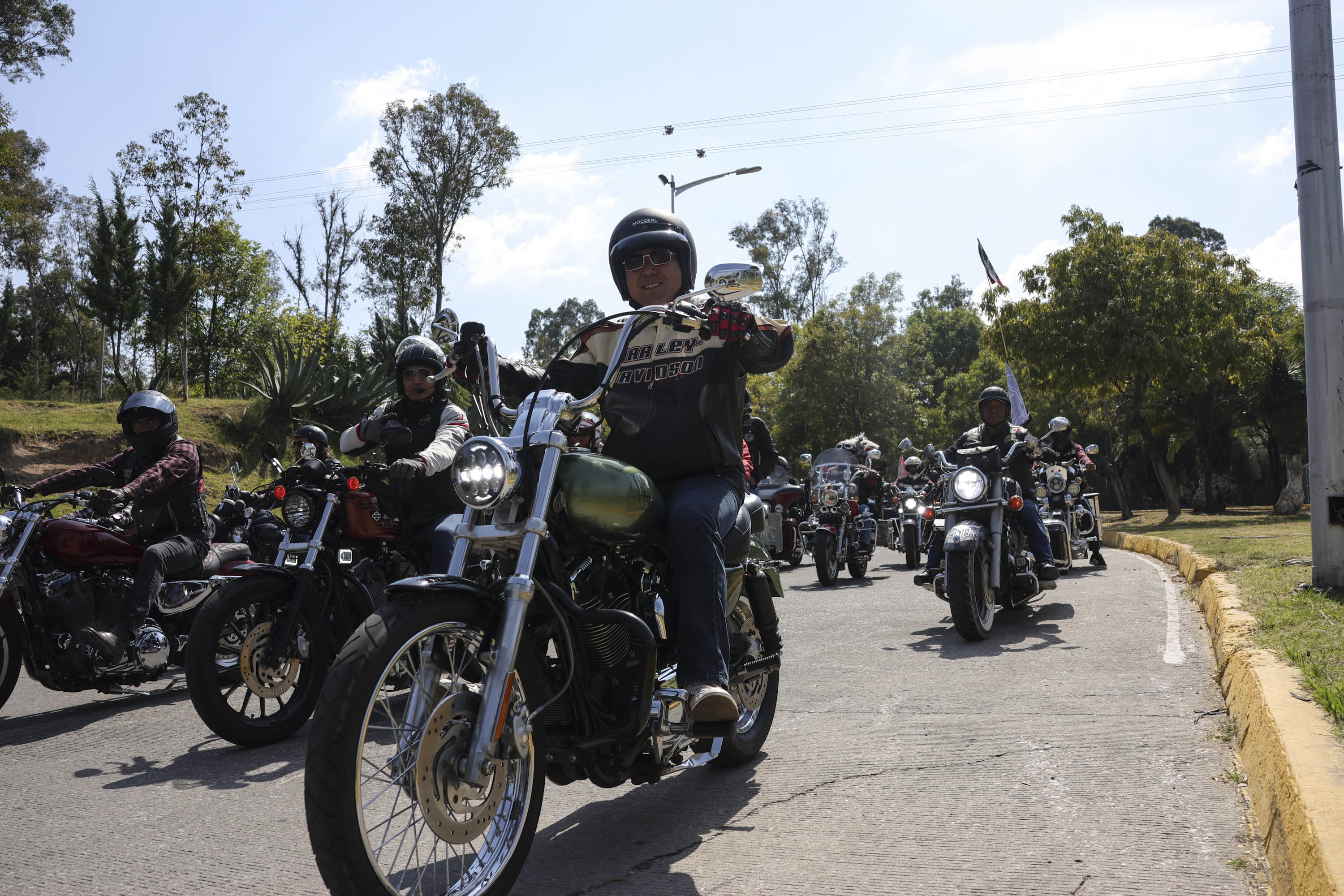 VIDEO Rugieron los motores en el Mega Desfile Biker del Motoride Cholula 2025