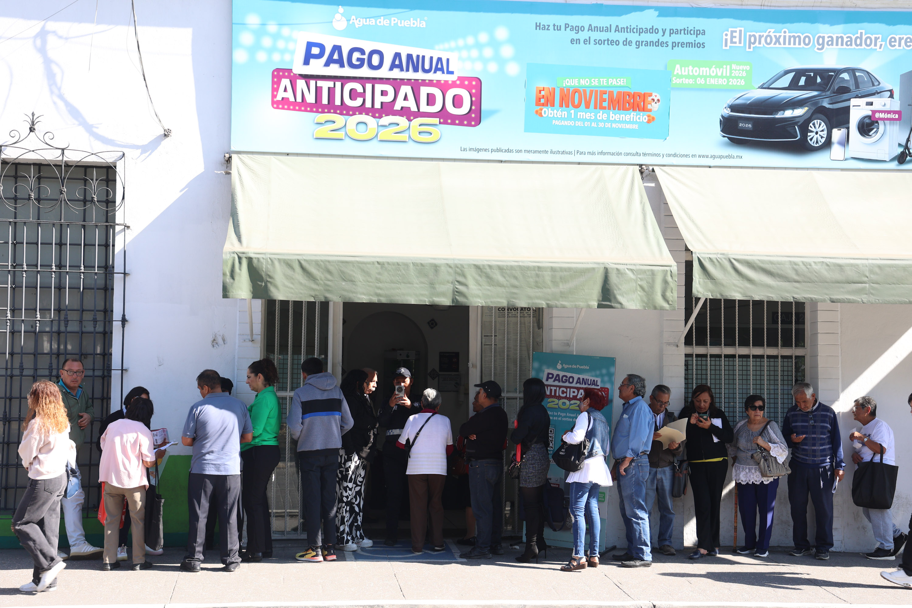 Ciudadanía aprovecha promociones de Agua de Puebla