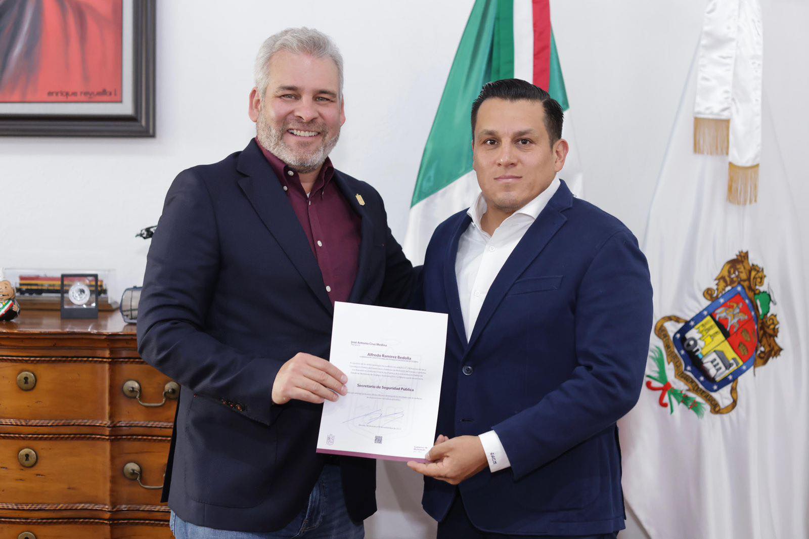 José Antonio Cruz Medina es nuevo secretario de Seguridad en Michoacán