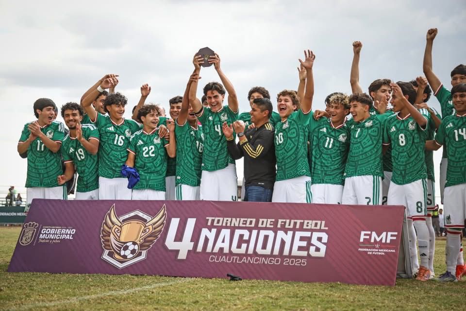 VIDEO Selección de México Sub-16 se corona en el Torneo 4 Naciones