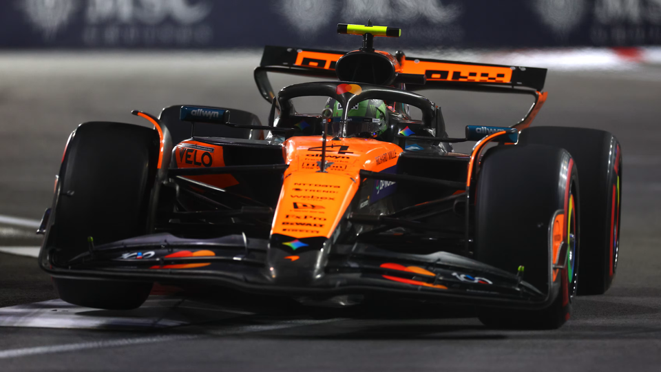 Lando Norris domina las prácticas en Las Vegas