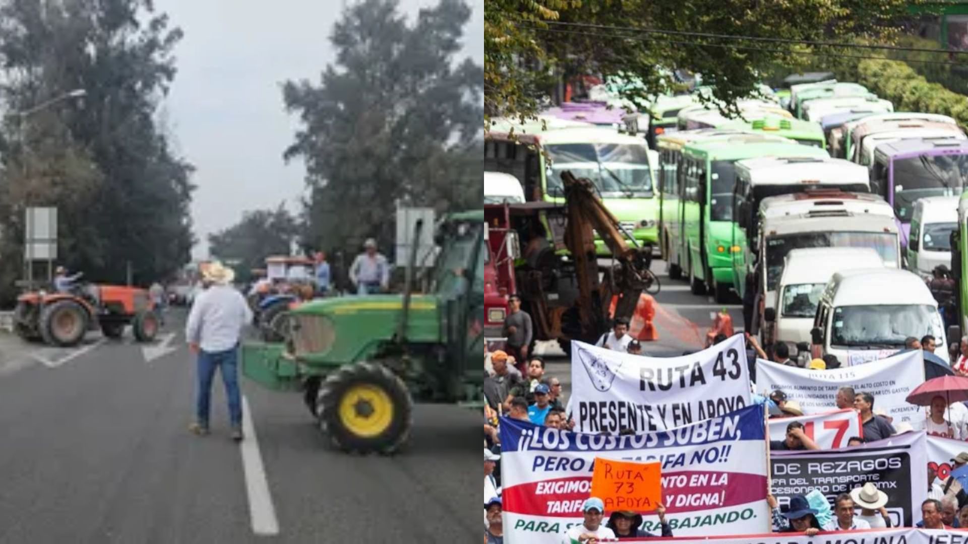 Segob critico bloqueos de campesinos y transportistas en 29 carreteras