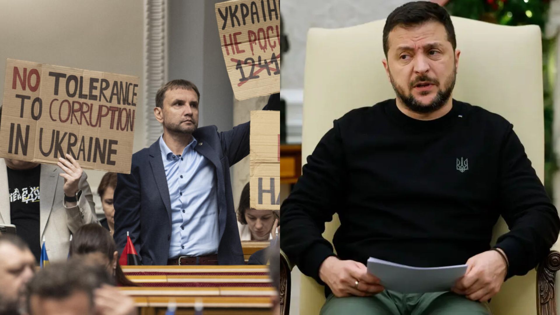 Oposición en Ucrania exige la renuncia del gabinete de Volodymyr Zelensky