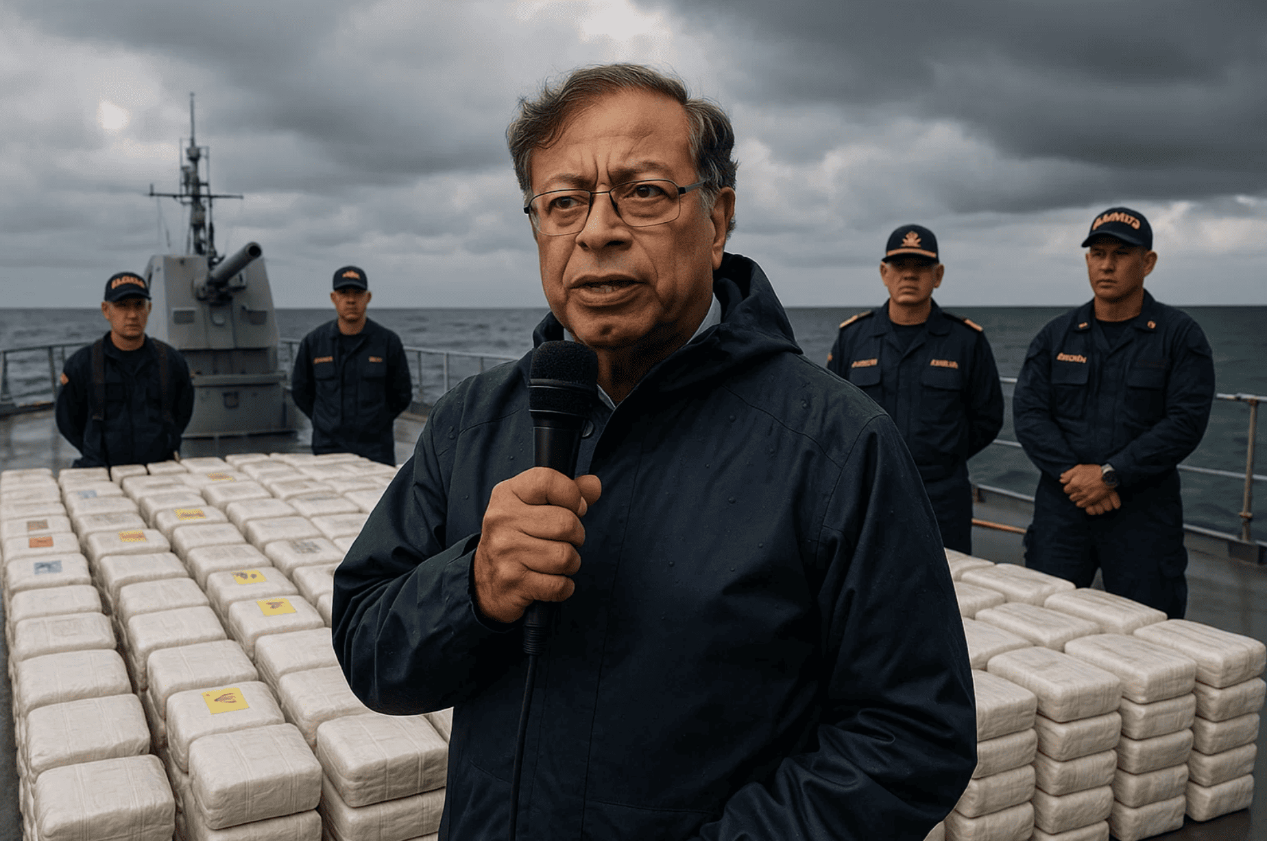 Petro anuncia operativo antidrogas con 1.8 toneladas incautadas y cero muertos