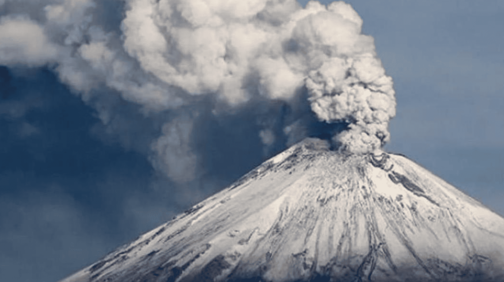 Prevén caída de ceniza del Popocatépetl en Tláhuac y Tlalpan durante las próximas horas
