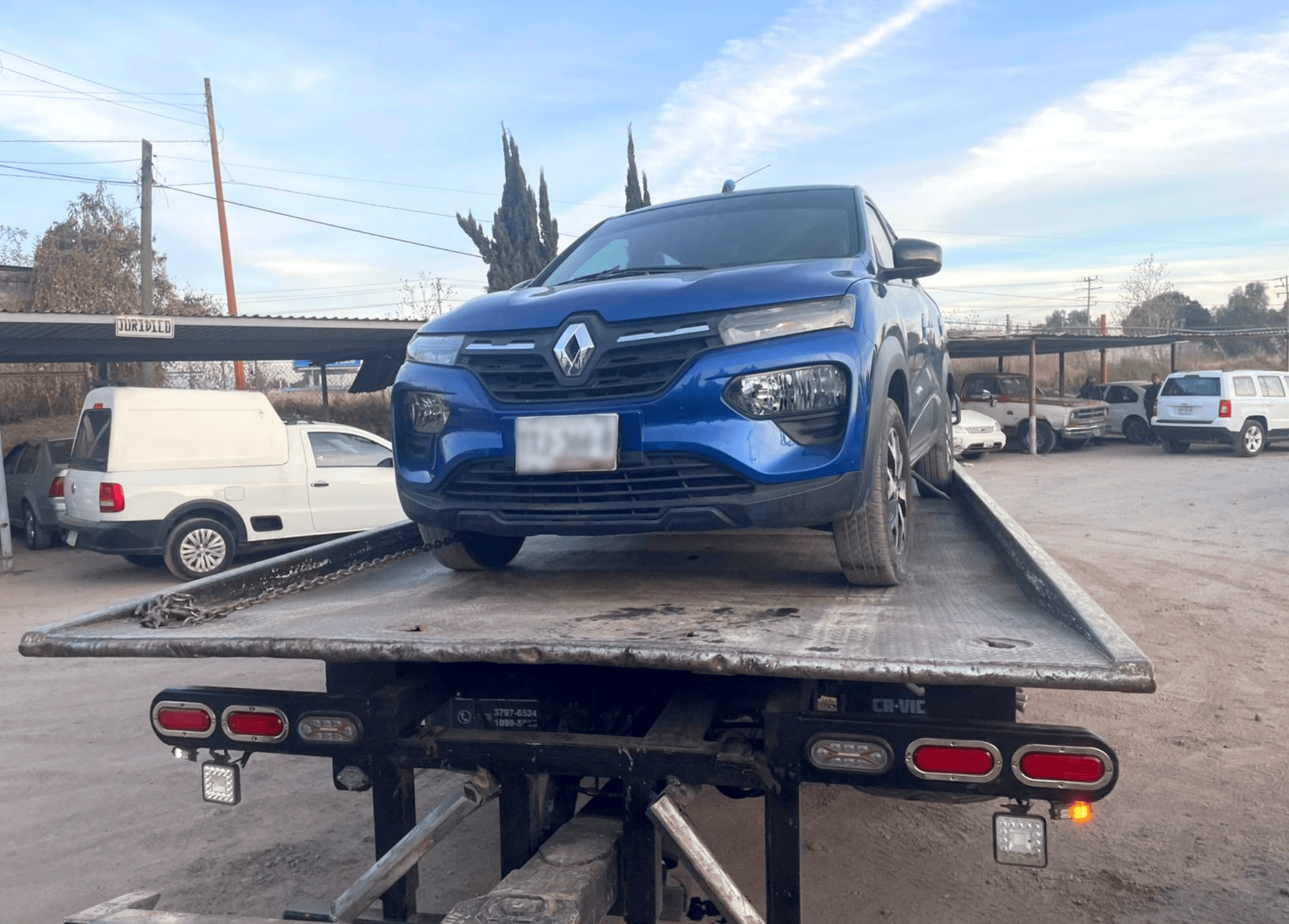 Seguridad Pública de Texmelucan recupera vehículo con reporte de robo