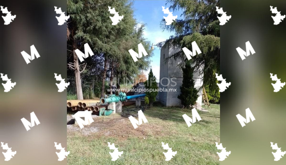 Roban objetos del pozo de agua en San Lucas El Grande